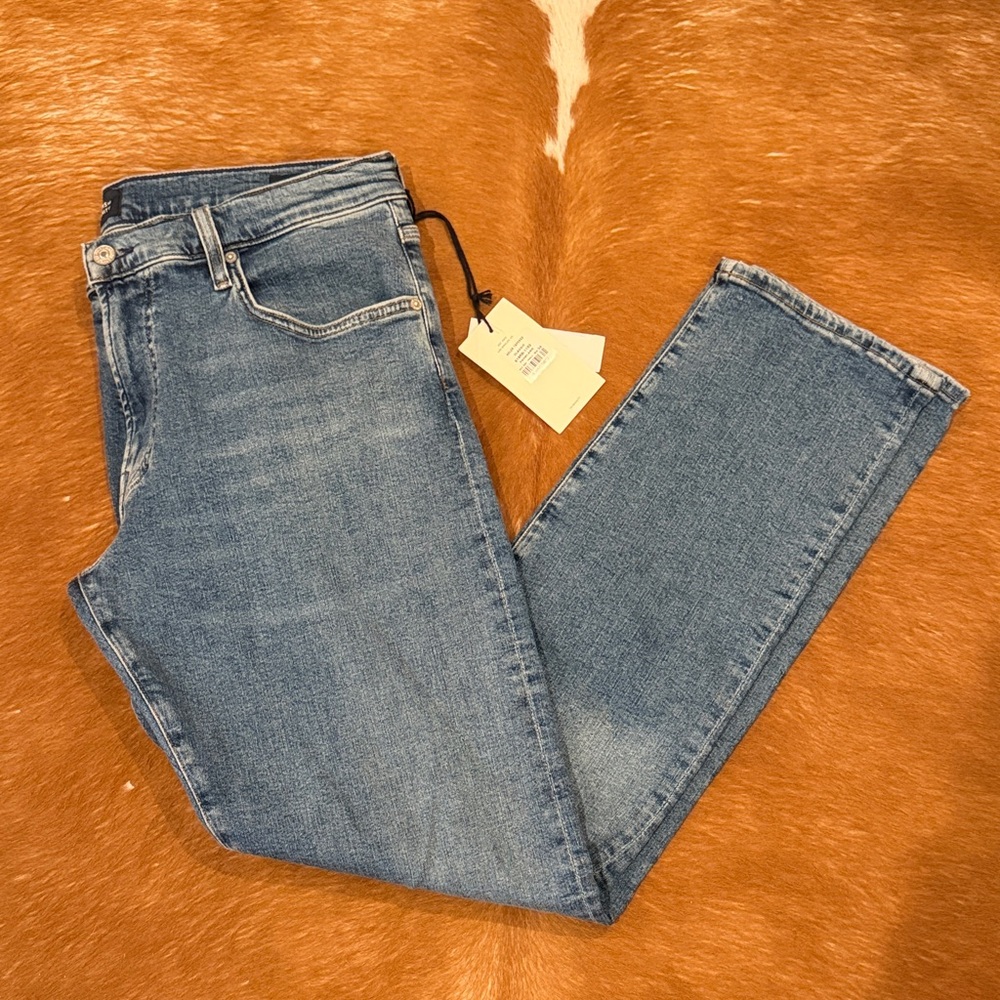 Citizens Of Humanity Blue Slim Straight Jeans